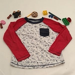 Outer space long sleeve shirt